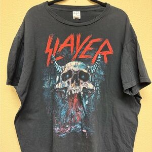 VTG SLAYER Black Graphic T-Shirt
